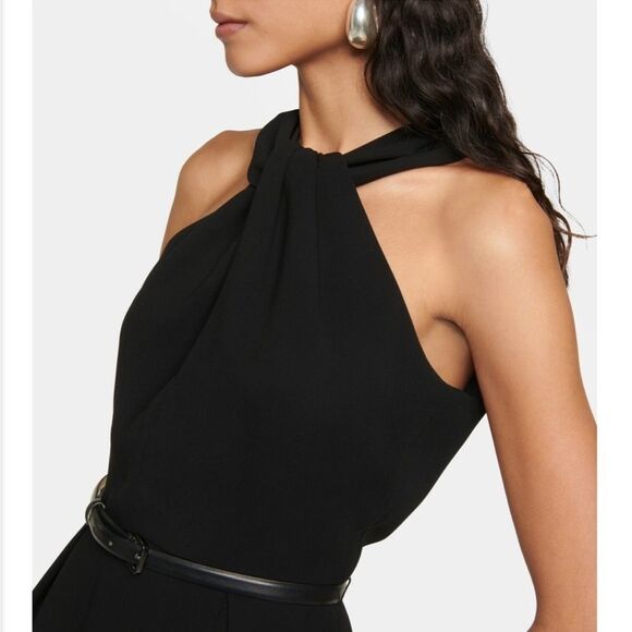 Max Mara Luna Grecian Neck Cady Dress Size 6 NWT $995 - Picture 6 of 11